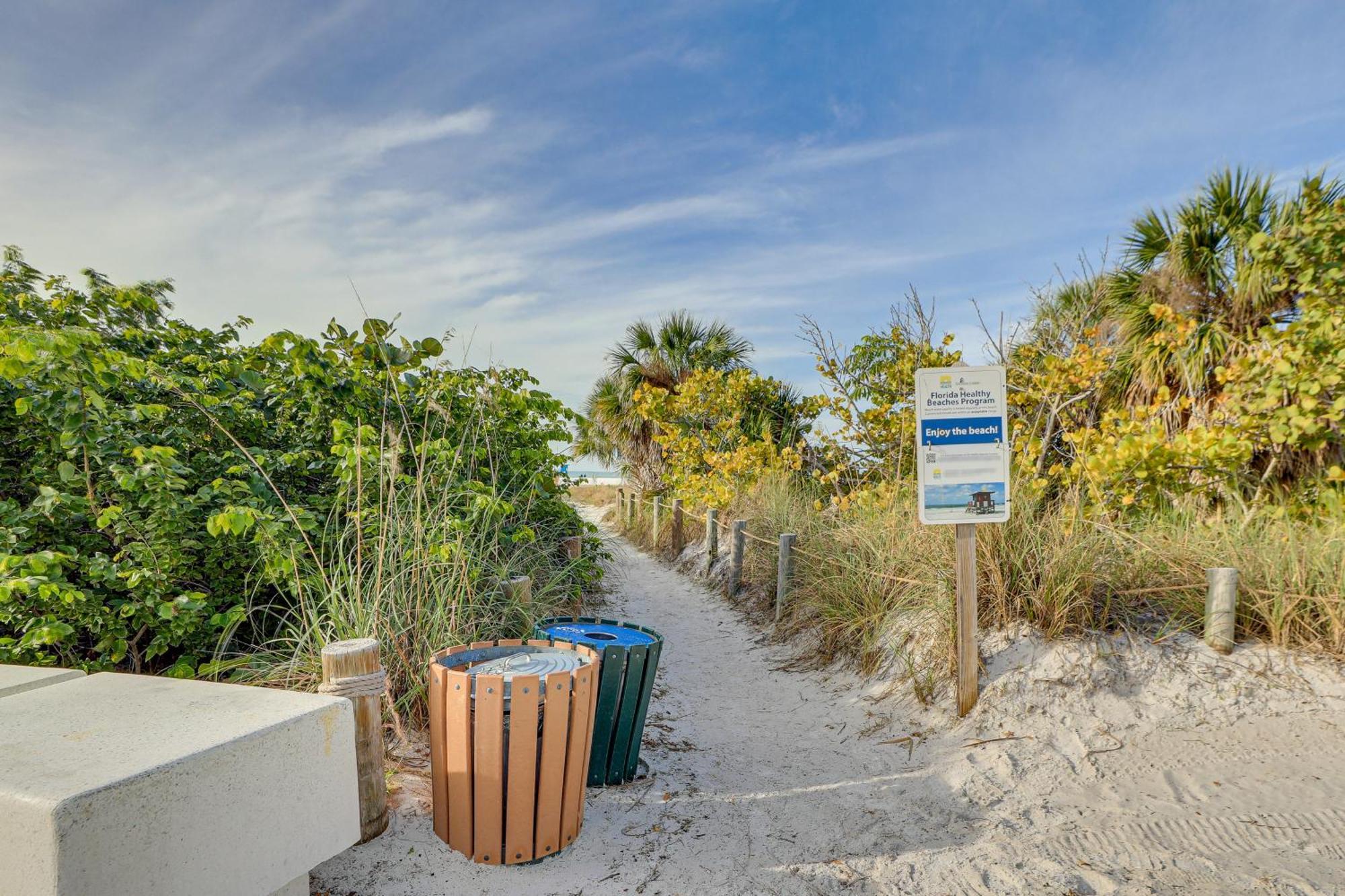 Beachfront Siesta Key Condo With Pool Access! Kültér fotó